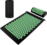 Magrimaxio Zestaw Akupresurowy Mata + Poduszka Zielona Relaks Ból Zielona