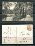 K13899) Niemcy: Gotha, Am Parkteich, gelaufen 1916