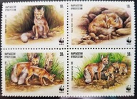 Kirgistan - Mi 168/71 - Lisy, WWF