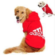 UBRANKO DLA PSA KOTA ADIDOG BLUZA UBRANIE CZERWONE ROZMIAR L 3.5KG-5KG