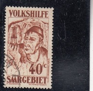 Niemcy Saargebiet Mi 144 kasowany