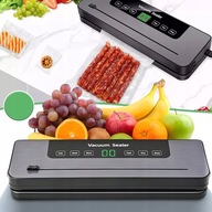 PAKOWARKA PRÓŻNIOWA ZGRZEWARKA DO ŻYWNOŚCI Z NOŻEM TNĄCYM + 50 worków