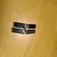 Fiat 125p stary typ 1300 łaczniki kloszy lamp przód lewej prawej