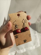 Kolczyki Gravity Falls - fez wujka Stanka - rękodzieło, stal nierdzewna