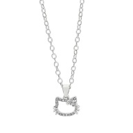 Naszyjnik wisiorek Hello Kitty kot kotek cyrkonie