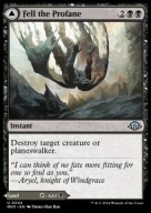 Fell the Profane "MH3" =stdt= FOIL