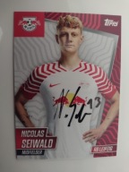 Karta topps mach attax autograf RB Leipzig Team Set 2023-24 Seiwald