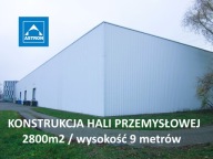 ASTRON LINDAB 60x36m wysokość 9 metrów KONSTRUKCJA HALI MAGAZYNOWEJ 2800m2