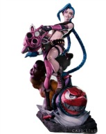 Figurka 3D CA 3D – League of Legends - Jinx -16K - 1:6 - -POMALOWANA-