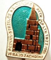 Odznaka - Poznań - Strzelce Krajeńskie PTTK 1961VI Rajd Zachodni