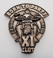 Znaczek, odznaka, blacha zlotowa, motocyklowa No.2095