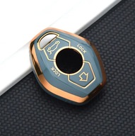Szaro-złote etui na kluczyk BMW E38 E39 E46 E83 E53 E60 E63 E61 E64 E83 X3