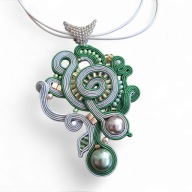 Duży wisior naszyjnik perła