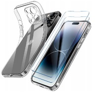 ETUI CASE DO IPHONE 14 PRO SILICONE + 2X SZKŁO 9H GRATIS