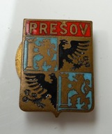 PRESOV PRESZÓW miasto herb SŁOWACJA na kopyto