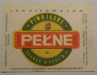 STARA ETYKIETA PIWO JASNE PEŁNE BROWAR OKOCIM
