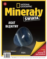 Minerały Świata 5 / 2022 agat błękitny national geographic 5/2022