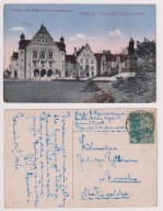 Poznań Uniwersytet 1922 dodruk na niemieckiej pocztówce