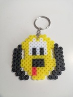 Brelok z koralików HAMA handmade pies Pluto