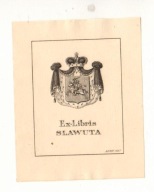 [SANGUSZKOWIE]. Ex-Libris Slawuta.