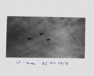 Warszawa LWP bombowce Ił-28 22.07.1956r Fotografi o wymiarach 45x70mm 834H