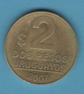 (1UR29) Urugwaj 2 peso, 2007