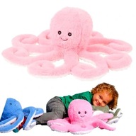 DUŻA PLUSZOWA OŚMIORNICA MASKOTKA XL ZABAWKA PLUSZAK RÓŻ