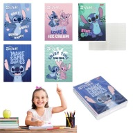 ZESZYTY W LINIE 15 SZTUK W ZESTAWIE 16 KARTEK TRZY LINIE KLASY 1-3 STITCH