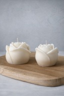 Świeca sojowa zestaw 2szt Rosalie róże prezent |noya