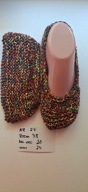 27 Kapcie balerinki handmade roz.38 NOWE ręcznie robione