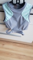 Biustonosz sportowy top M 38 szary