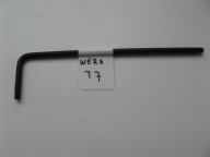 TORX T7 71x18 WERA, ampulowy, trzpieniowy, kątowy