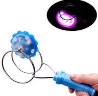 Zabawka gra zręcznościowa Gyro Świecący dysk żyroskop Jojo na szynie DUŻY