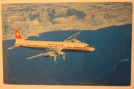 SAMOLOT - SWISSAIR - DC - 7C - "SEVEN SEAS" -