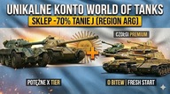 Konto WOT / World of Tanks EU | T110E5 EBR105 4xPREM | ARGENTYNA -70% CENY