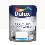 DULUX ŚWIATA FARBA LATEKSOWA ŚCIENNA Designerski Biały 5L