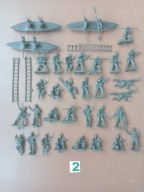 Zestaw Brytyjscy Komandosi 36 x sztuk figurki 1:72 PRL