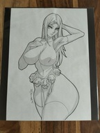 Rysunek (kobieta dziewczyna) JAPONIA - MYSTIQUE X-Men MARVELL - Komiks