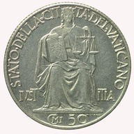 Watykan - 50 centesimi 1942