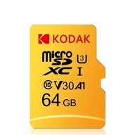 Karta micro sd Kodak 64 GB Wysoka prędkość Do telefonu tabletu komputera