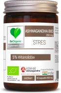 Suplement diety BeOrganic Ashwagandha Bio 200 mg 50 kapsułek