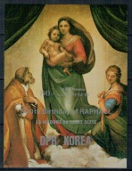 Korea Północna 1983 Znaczki Blok 140B ** Rafael Santi sztuka malarstwo