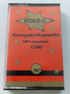 STARS KOMPAKT-KASSETTE C60 KASETA MAGNETOFONOWA