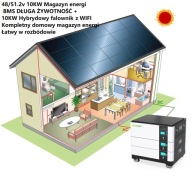 48/51,2V 300Ah 15kWh Bateria Cały zestaw z falownikiem 10kW magazyn energii