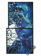 MARC CHAGALL -JERUSALEM WINDOWS- #19- 1988 rok