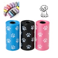 WORKI WORECZKI W ŁAPKI NA PSIE ODCHODY 45 SZT. 3 ROLKI