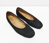 Półbuty Baleriny Ażurowe Skórzane Gabor Hovercraft |R. EU 40 / UK 7