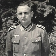 WW2 [wojna] Niemcy: Żołnierz, mundur, portret, zdjęcie pamiątkowe