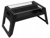 Grill turystyczny przenośny kempingowy składany węglowy stalowy