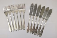 WIDELCE i NOŻE ZESTAW DO RYB KRUPP BERNDORF KOMPLET 12 SZT. PIĘKNE!